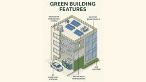 WhatsApp Image 2025 10 03 at 3.04.31 PM LEED certified green commercial building features sustainable construction Hindpride Delhi NCRD imensions