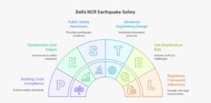 WhatsApp Image 2025 11 15 at 2.59.35 PM Infographic explaining Delhi NCR’s seismic risks and structural engineering standards required for earthquake-safe homes by the best builder in Delhi NCR.