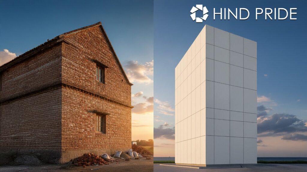 PCC Sandwich Panels vs Brickwork: How Green Walls Cut Site Waste by 30% & Supercharge Thermal Comfort in India